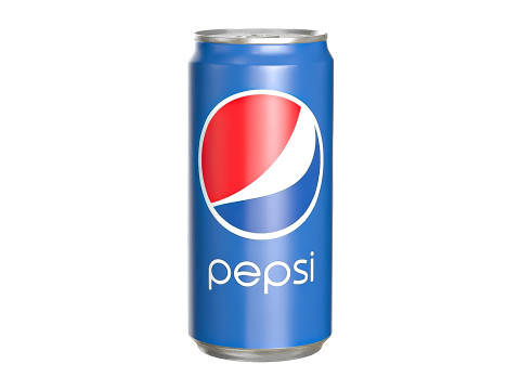 Pepsi Drink Can Sleek 250ml 04 3D Model