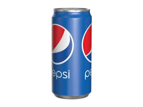 Pepsi Drink Can Sleek 250ml 04 3D Model