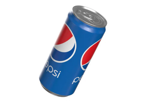 Pepsi Drink Can Sleek 250ml 04 3D Model