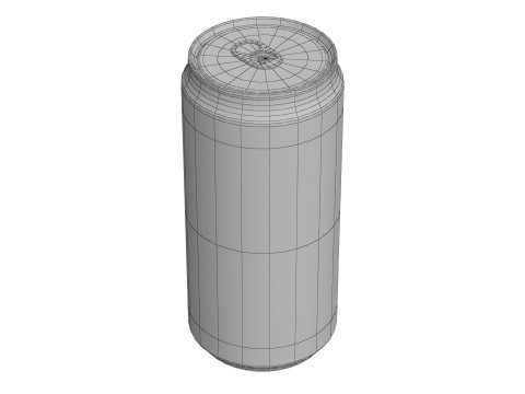 Pepsi Drink Can Sleek 250ml 04 3D Model