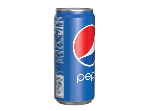 Pepsi Drink Can Sleek 270ml 05 Modèle 3D