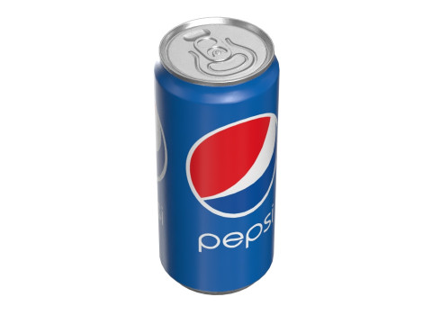 Pepsi Drink Can Sleek 270ml 05 Modèle 3D