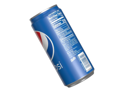 Pepsi Drink Can Sleek 270ml 05 Modèle 3D