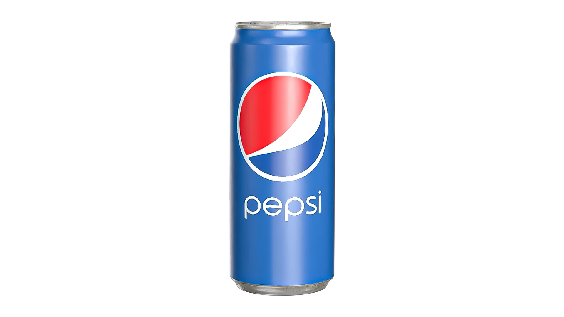 Pepsi Drink Can Sleek 310ml 06 3D Model .c4d .max .obj .3ds .fbx .stl .blend