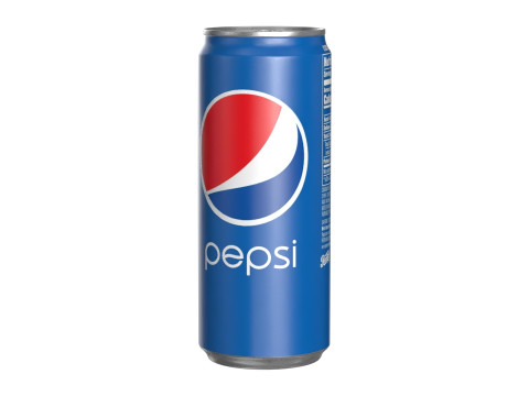 Pepsi Drink Can Sleek 310ml 06 3D Модель