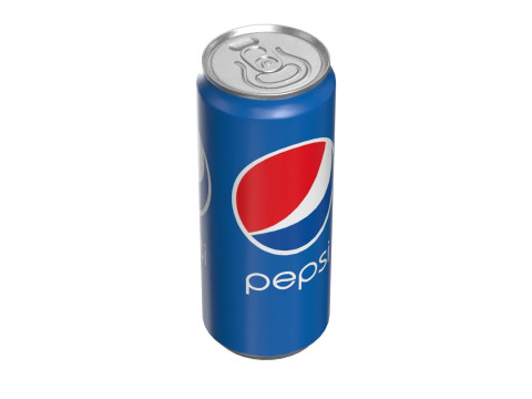 Pepsi Drink Can Sleek 310ml 06 3D Модель