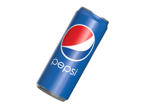 Pepsi Drink Can Sleek 310ml 06 3D Модель