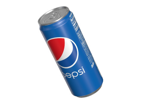 Pepsi Drink Can Sleek 310ml 06 3D Модель