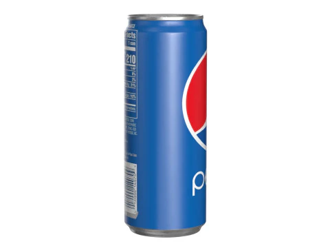 Pepsi Drink Can Sleek 330ml 07 3D Model