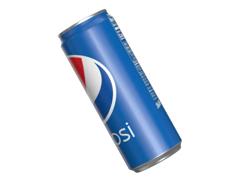 Pepsi Drink Can Sleek 330ml 07 3D Model