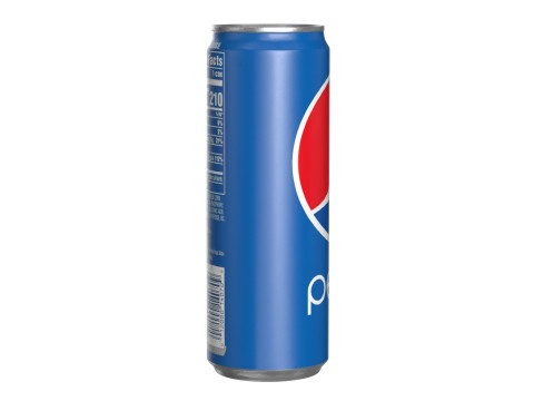 Pepsi Drink Can Sleek 355ml 08 Modelo 3D