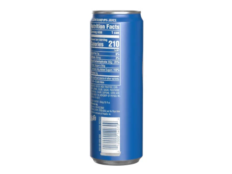 Pepsi Drink Can Sleek 355ml 08 3D Model