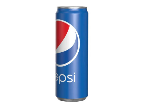 Pepsi Drink Can Sleek 355ml 08 3D Model