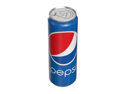 Pepsi Drink Can Sleek 355ml 08 3D Model