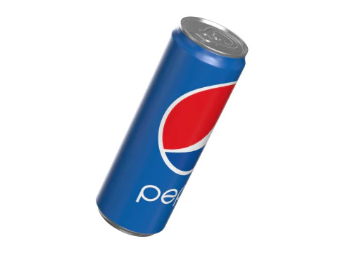 Pepsi Drink Can Sleek 355ml 08 3D Model