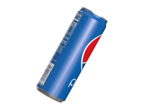 Pepsi Drink Can Sleek 355ml 08 3D Model