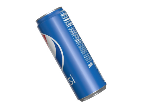 Pepsi Drink Can Sleek 355ml 08 Modelo 3D