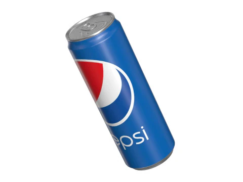 Pepsi Drink Can Sleek 355ml 08 3D Model