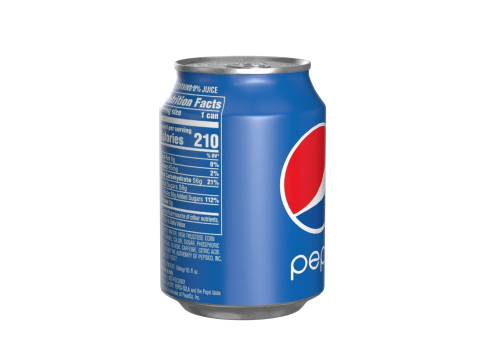 Pepsi Drink Can 250ml 09 3D Model