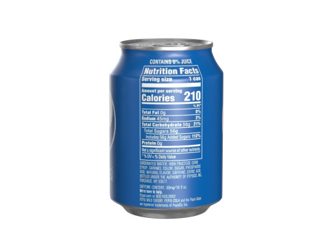 Pepsi Drink Can 250ml 09 3D Model