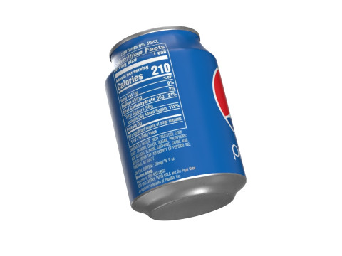 Pepsi Drink Can 250ml 09 3D Model