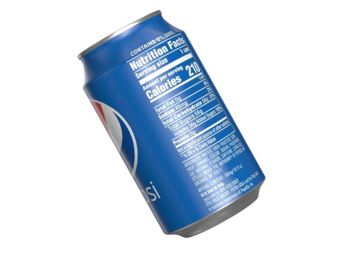 Pepsi Drink Can 330ml 10 3D मॉडल
