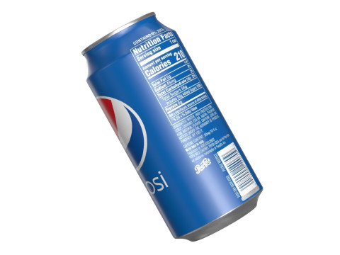 Pepsi Drink Can 375ml 12 Modelo 3D
