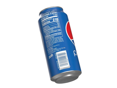 Pepsi Drink Can 473ml 13 3D Model