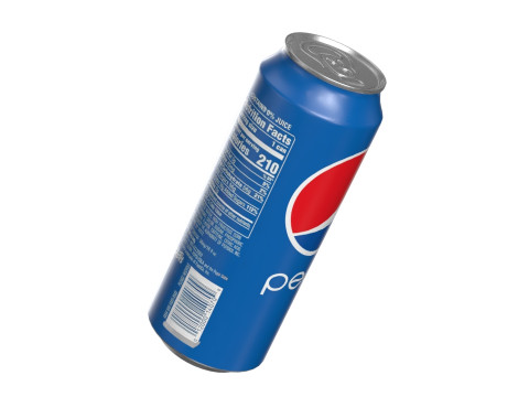 Pepsi Drink Can 500ml 14 3D Модель