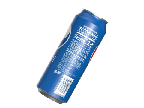 Pepsi Drink Can 500ml 14 3D Модель