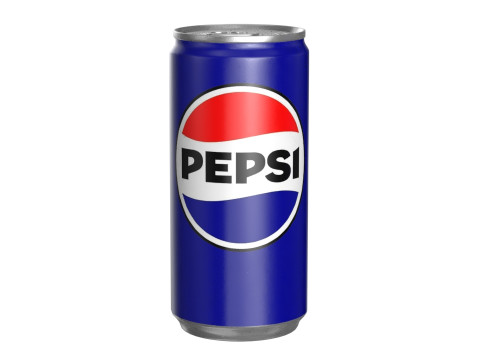 Pepsi Drink Can Slim 190ml PBR 01 3D मॉडल