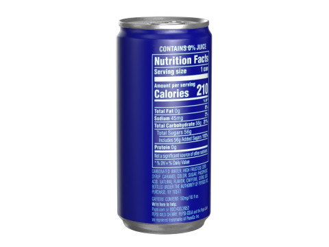 Pepsi Drink Can Slim 190ml PBR 01 3D मॉडल