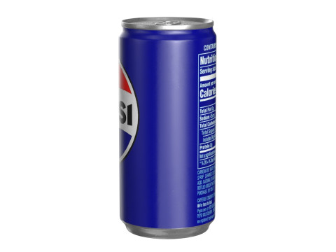 Pepsi Drink Can Slim 190ml PBR 01 3D मॉडल