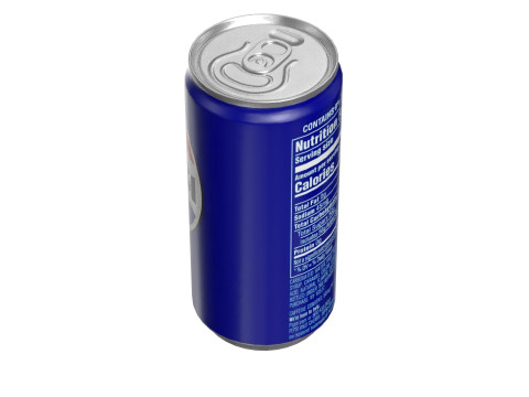 Pepsi Drink Can Slim 190ml PBR 01 3D मॉडल
