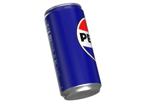 पेप्सी ड्रिंक कैन स्लिम 190एमएल पीबीआर 01 3D मॉडल