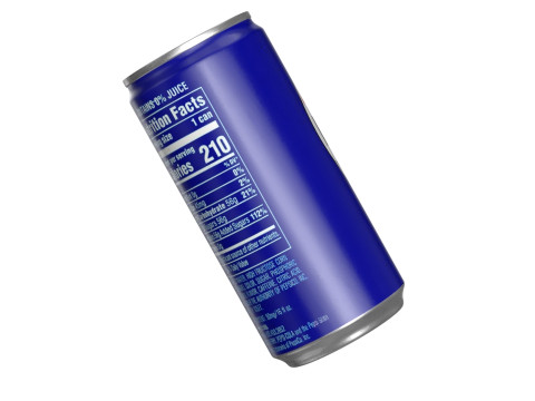 Pepsi Drink Can Slim 190ml PBR 01 3D मॉडल