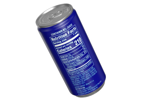 Pepsi Drink Can Slim 190ml PBR 01 3D मॉडल