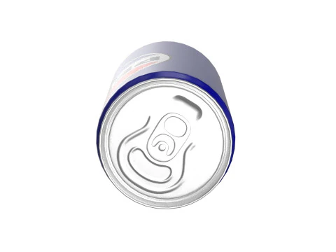 पेप्सी ड्रिंक कैन स्लिम 190एमएल पीबीआर 01 3D मॉडल