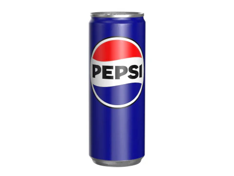 Pepsi Drink Can Slim 250ml PBR 02 3D Model