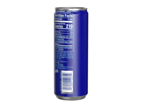 Pepsi Drink Can Slim 250ml PBR 02 3D Model