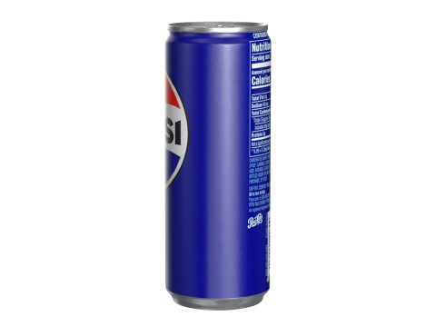 Pepsi Drink Can Slim 250ml PBR 02 Modèle 3D