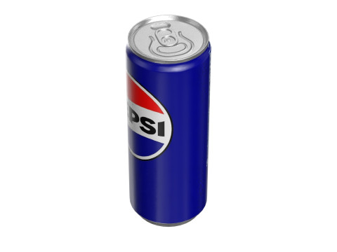 Pepsi Drink Can Slim 250ml PBR 02 Modèle 3D