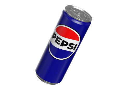 Pepsi Drink Can Slim 250ml PBR 02 Modèle 3D