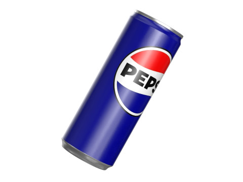 Pepsi Drink Can Slim 250ml PBR 02 Modèle 3D