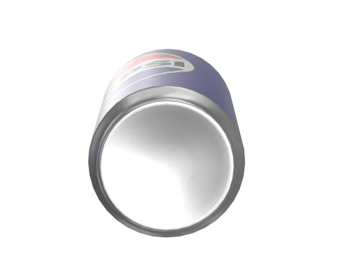Pepsi Drink Can Sleek 200ml PBR 03 Modello 3D