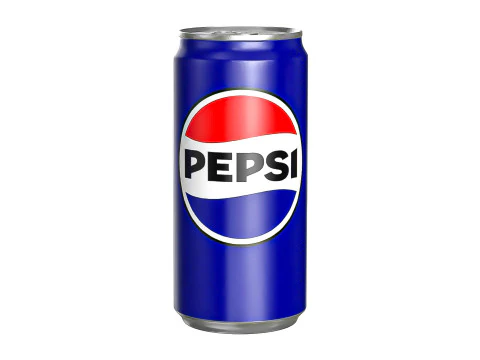 Canette de boisson Pepsi Sleek 250 ml PBR 04 Modèle 3D