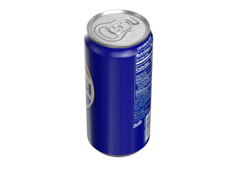 Pepsi Drink Can Sleek 250ml PBR 04 3D Model