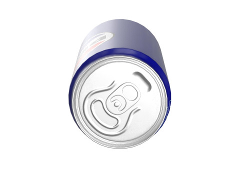 Pepsi Drink Can Sleek 250ml PBR 04 3D Model