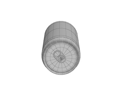 Pepsi Drink Can Sleek 250ml PBR 04 3D Model