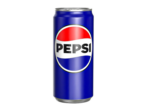 Pepsi Drink Can Sleek 270ml PBR 05 3D Model